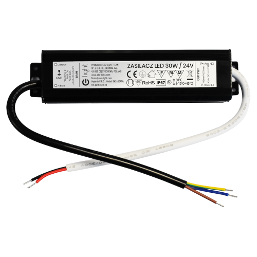 Zasilacz LED 30W IP67 24V EKZAS0424 Eko-Light