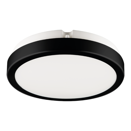 Plafon Vera 12W 4000K Czarny IP65 EKP0469 Eko-Light