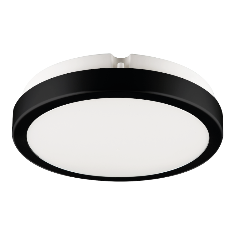 Plafon Vera 12W 4000K Czarny IP65 EKP0469 Eko-Light