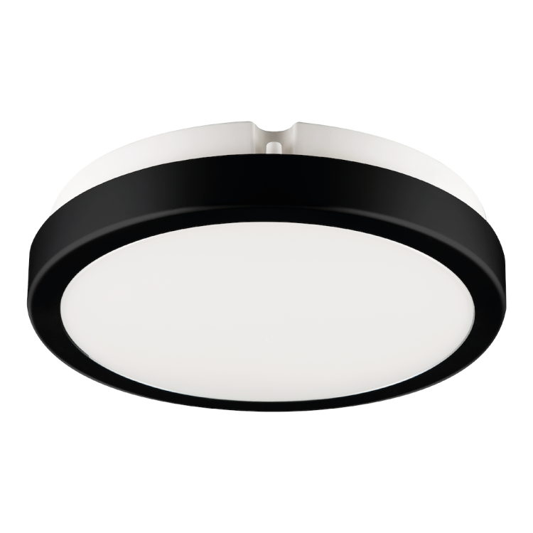 Plafon Vera 12W 4000K Czarny IP65 EKP0469 Eko-Light