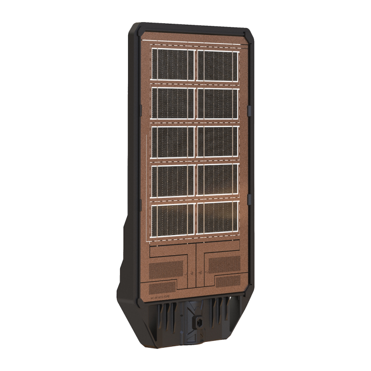 Lampa uliczna parkingowa solarna z czujnikiem ruchu i zmierzchu Latarnia Solarna Kers 50W 500lm 6500K EKO0545 Eko-Light parkowa z akumulatorem