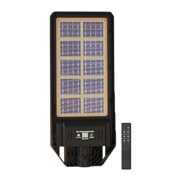 Lampa uliczna parkingowa solarna z czujnikiem ruchu i zmierzchu Latarnia Solarna Kers 200W 1200lm 6500K EKO0546 Eko-Light parkowa z akumulatorem z pilotem
