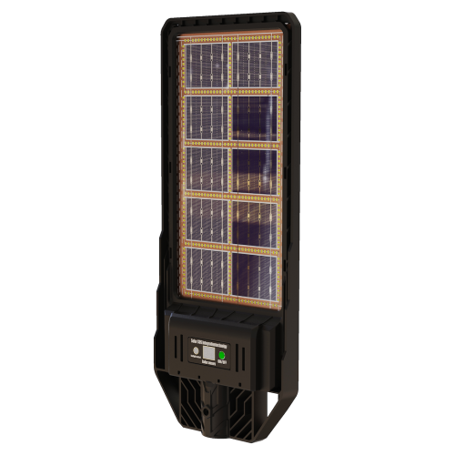 Lampa uliczna parkingowa solarna z czujnikiem ruchu i zmierzchu Latarnia Solarna Kers 200W 1200lm 6500K EKO0546 Eko-Light parkowa z akumulatorem z pilotem