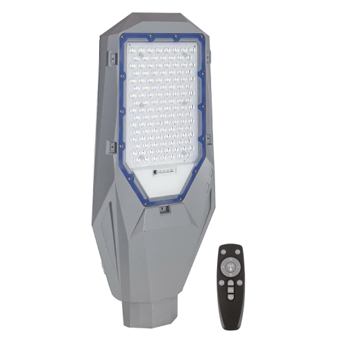 Lampa uliczna parkingowa solarna z czujnikiem ruchu i zmierzchu Latarnia Solarna Kobra 200W 6500K EKO0548 Eko-Light parkowa z akumulatorem z pilotem