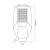 Lampa uliczna parkingowa solarna z czujnikiem ruchu i zmierzchu Latarnia Solarna Kobra 200W 6500K EKO0548 Eko-Light parkowa z akumulatorem z pilotem