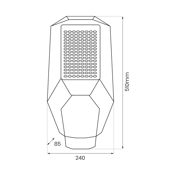 Lampa uliczna parkingowa solarna z czujnikiem ruchu i zmierzchu Latarnia Solarna Kobra 200W 6500K EKO0548 Eko-Light parkowa z akumulatorem z pilotem