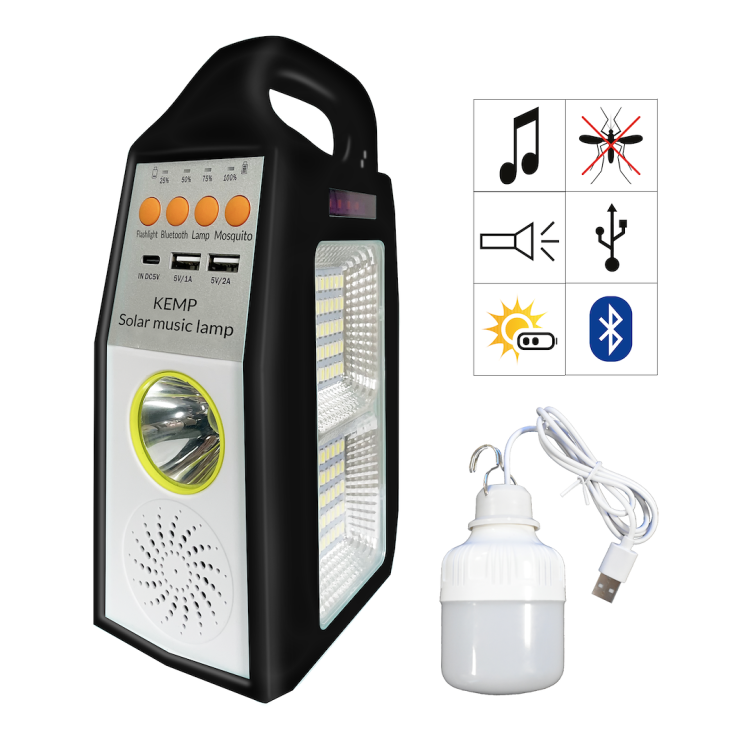 Lampa Solarna Kemp 5W 6500K EKO0549 Eko-Light oprawa kempingowa na kemping