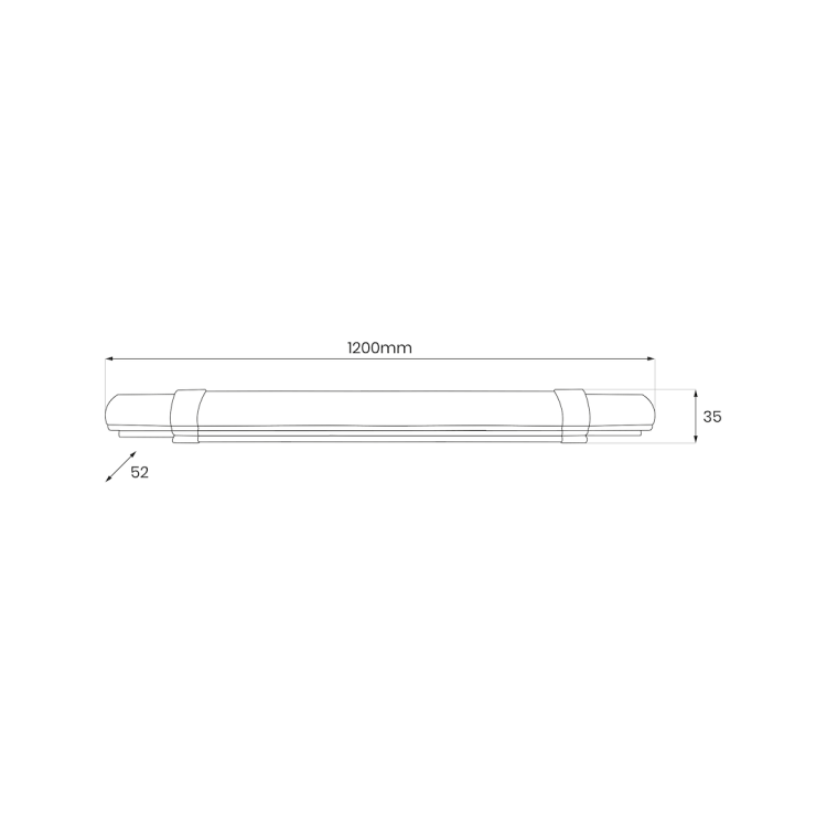 Listwa Led Batten 36W 120cm 3850lm 4000K IP65 EK0851 Eko-Light