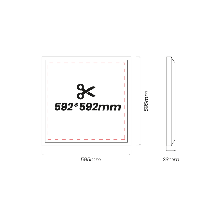 Panel Led 40W 4000K Backlit 60x60 EKP0573 Eko-Light