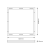Ramka Aluminiowa 60x60 Backlit EKP0575 Eko-Light do Panelu LED