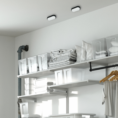 Oprawa Kanałowa Davo Owal 8W 4000K IP64 Czarny EK1039 Eko-Light