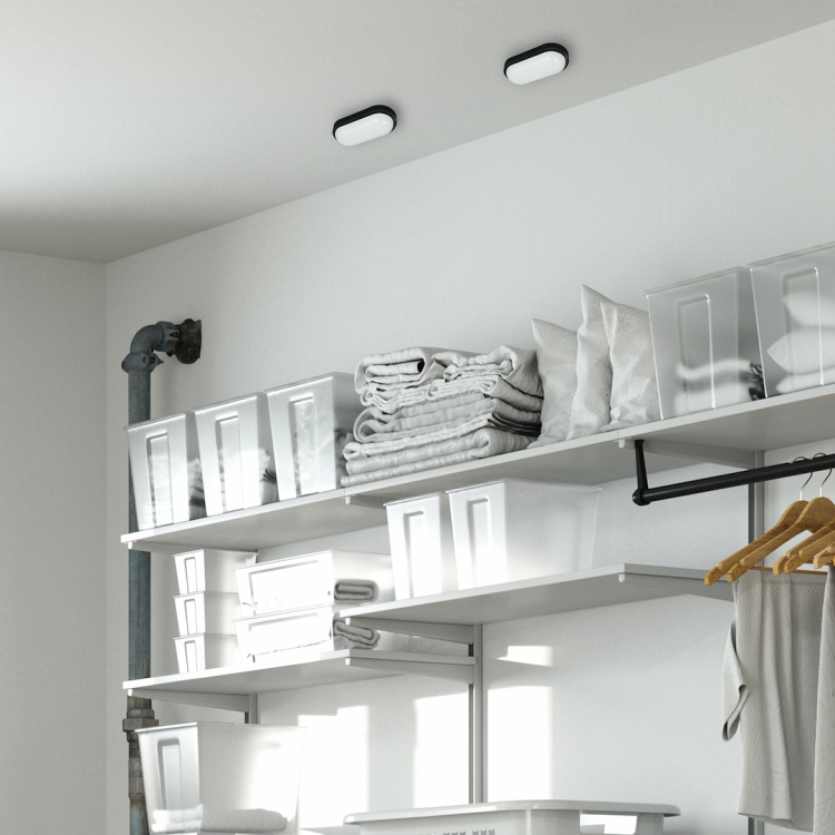 Oprawa Kanałowa Davo Owal 8W 4000K IP64 Czarny EK1039 Eko-Light