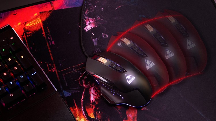 Podkładka gamingowa dla Gracza pod mysz i klawiaturę Warrior KM0760 Kruger&Matz Duża Mata XXL na Biurko