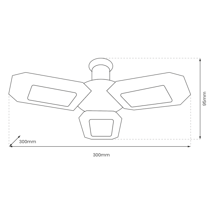 Lampa Warsztatowa 50W 4000K E27 EK1089 Eko-Light