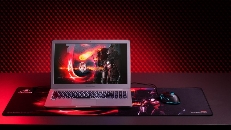 Podkładka gamingowa dla Gracza pod mysz i klawiaturę Warrior KM0760 Kruger&Matz Duża Mata XXL na Biurko