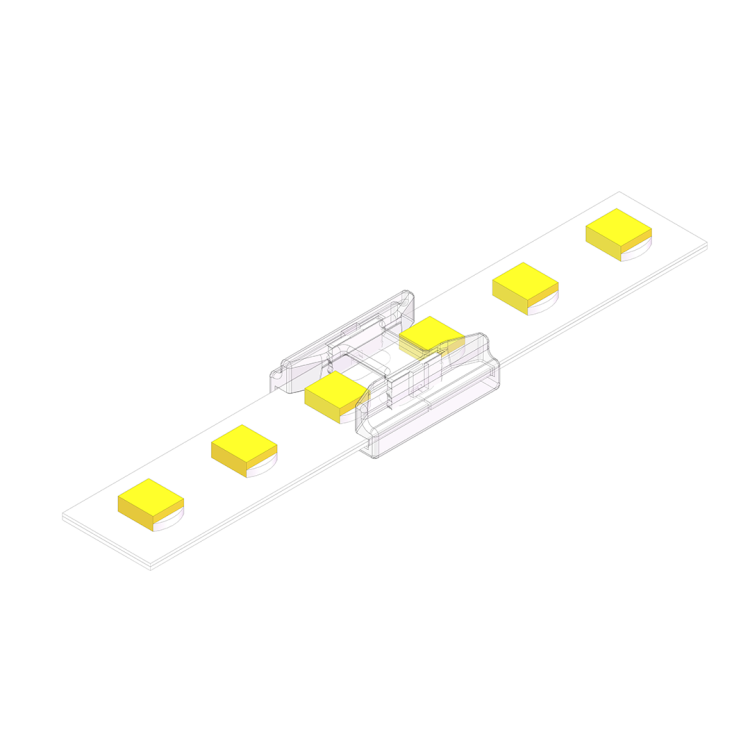 Złączka Zatrzaskowa SMD/COB Typ: Prosty 2Pin 8mm 4,5A EKPZ1215 Eko-Light