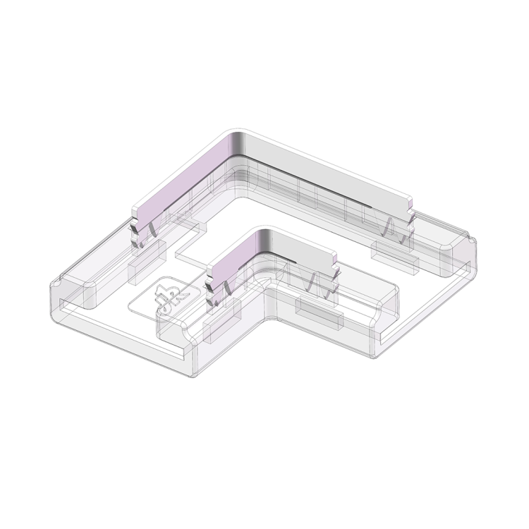 Złączka Zatrzaskowa SMD/COB Typ: L 2Pin 8mm 5A EKPZ1216 Eko-Light