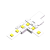 Złączka Zatrzaskowa SMD/COB Typ: T 2Pin 8mm 5A EKPZ1217 Eko-Light