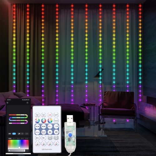 Kurtyna Wizard Pchełka 3*3m 300LED RGB EK1388 Eko-Light