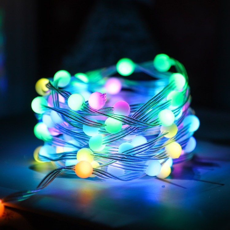 Girlanda Wizard Kulka 5m 100LED RGB EK1389 Eko-Light