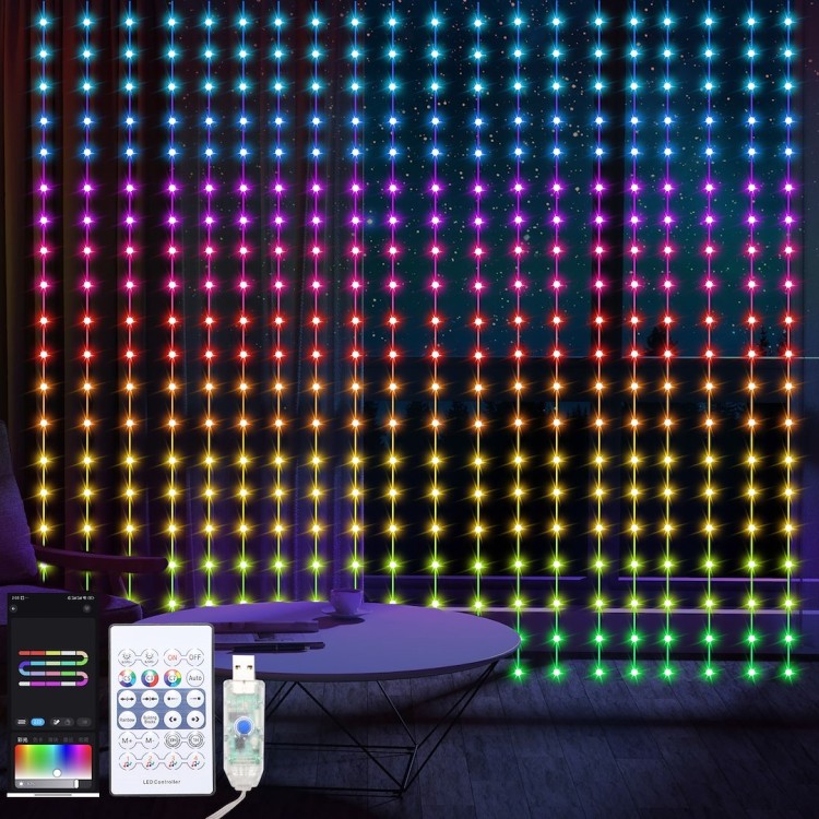 Kurtyna Wizard Kulka 2*2m 400LED RGB EK1390 Eko-Light
