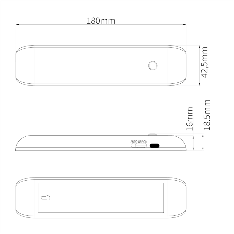 Lampka Podszafkowa Seb 4000K 18cm EKB1394 Eko-Light