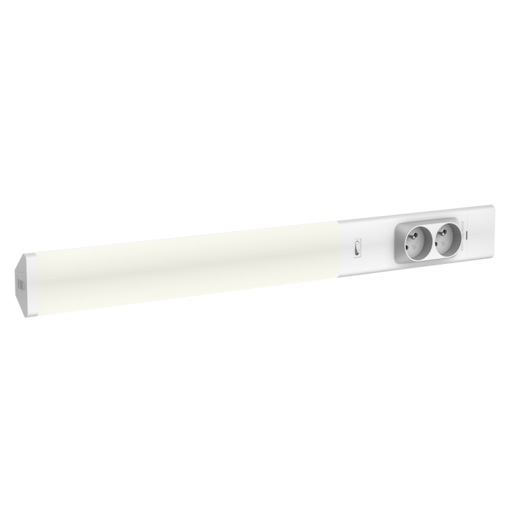 Lampa Podszafkowa Dual 18W 4000K + Gniazda 230V EKB1445 Eko-Light