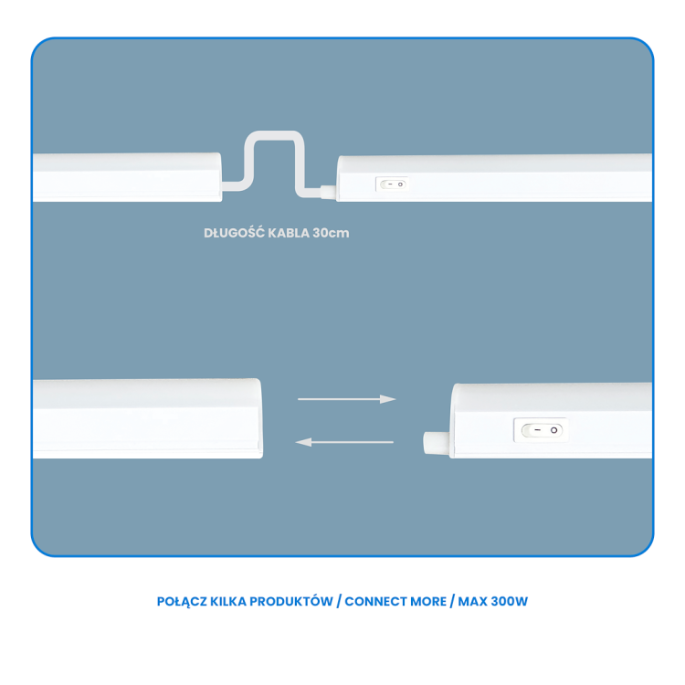 Listwa LED Vito T5 10W 4000K 90cm EK1498 Eko-Light