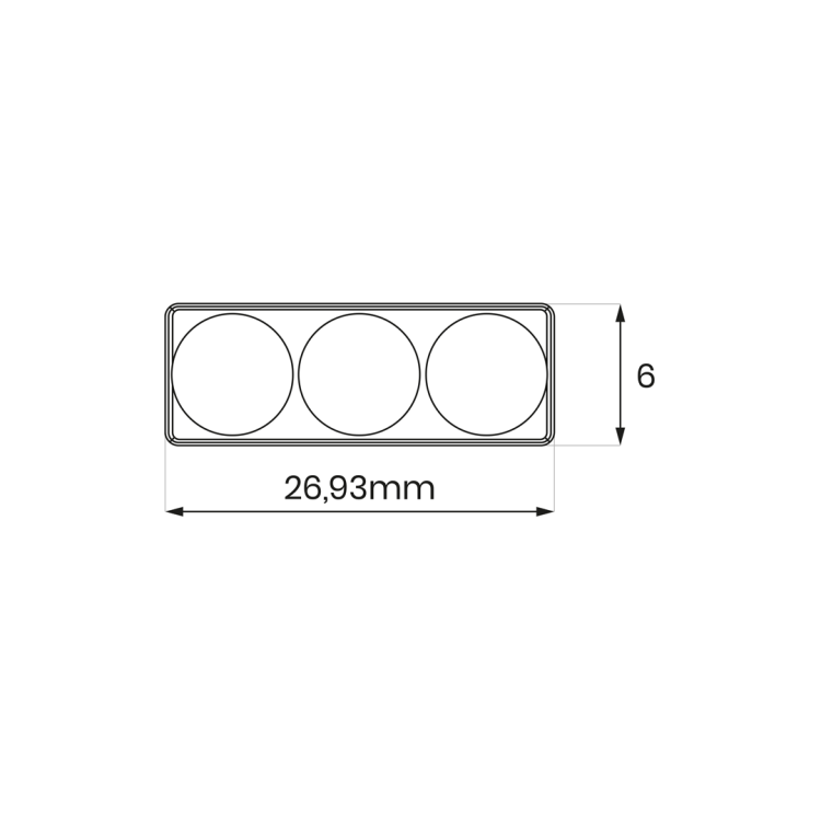 Moduł LED EKO-SSMINI3 9000K 0,7W 55S50 EKM1523 Eko-Light