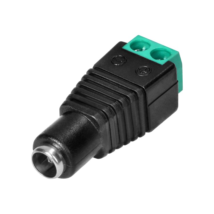 Gniazdo DC 5.5/2.1 ze złączem do szybkiego montażu taśm LED mono AD-TL-6499/G-Z ADVITI