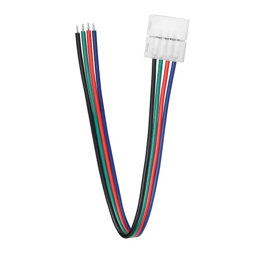 Złączka LED RGB 10mm jednostronna z przewodem AD-TL-6499/Z-P/RGB ADVITI