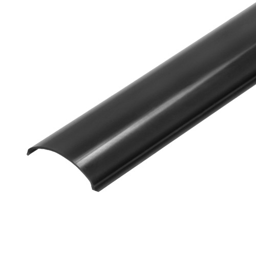 Klosz do profili kątowych z serii AD-LP-6502, 2m, poliwęglan czarny AD-LP-6502PB/2M ADVITI