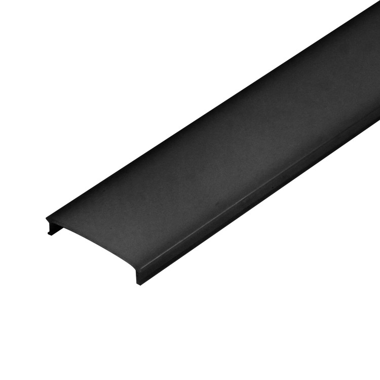 Klosz do profilu wpuszczanego w karton gips z serii AD-LP-6503, 2m, poliwęglan czarny AD-LP-6503PB/2M ADVITI