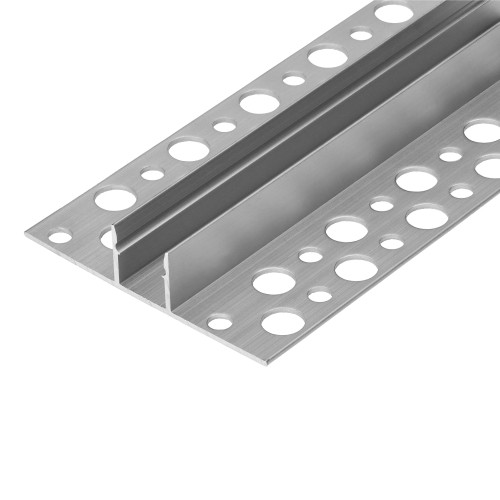 Profil aluminiowy do taśm LED, 2000 x 52,8 x 13 mm, wpuszczany w karton gips, srebrny, komplet 50 szt. AD-LP-6504G/2M/50 ADVITI