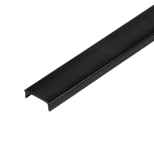 Klosz do profili nawierzchniowych z serii AD-LP-6506, 2m, poliwęglan czarny, komplet 50 szt. AD-LP-6506PB/2M/50 ADVITI