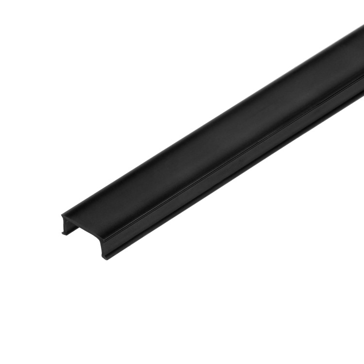 Klosz do profili wpuszczanych w karton gips z serii AD-LP-6507, 2m, poliwęglan czarny AD-LP-6507PB/2M ADVITI