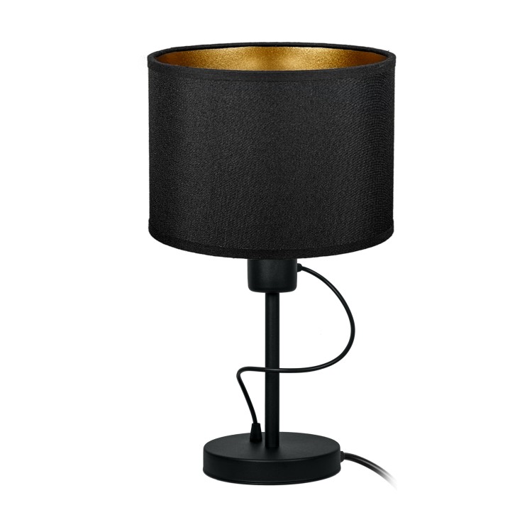 KYLO 1P E27, lampka nocna, max. 60W, czarna AD-LD-6456BE27T ADVITI