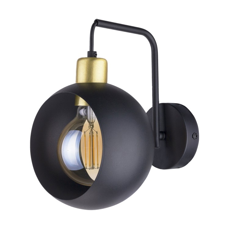 JALA 1P E27, kinkiet, max. 15W, czarny AD-LD-6224BE27M ADVITI