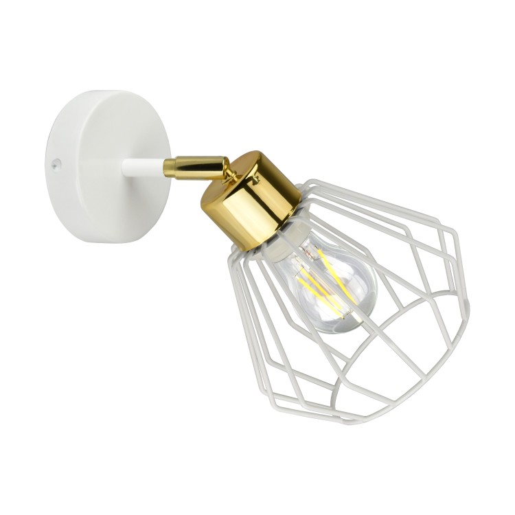 Waya 1P E27, kinkiet, max. 60W, biały AD-LD-6260WE27M ADVITI