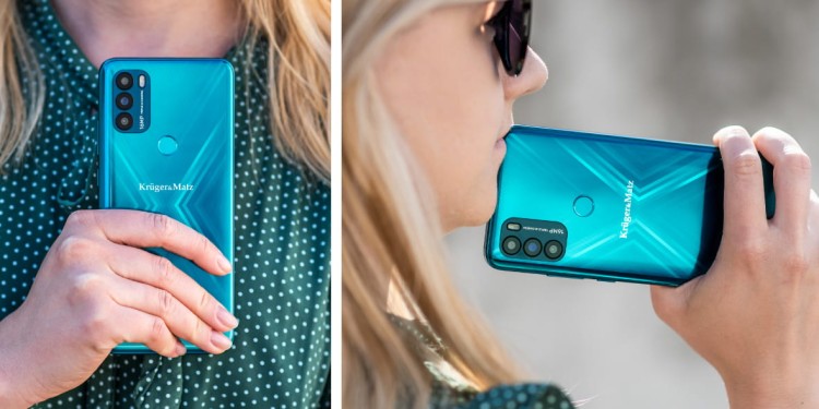 Smartfon LIVE 9 KM0497-GR Kruger&Matz 6,5" 4/64 GB 5000mAh NFC +Etui +Szkło Zielony