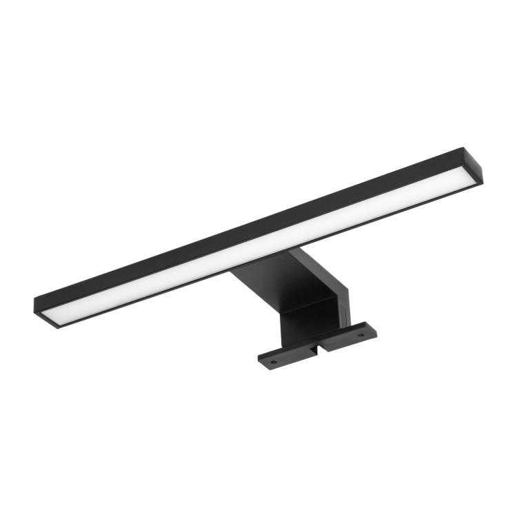 NORTES LED 5W, lampa nad lustro, 320lm, 4000K, dł. 30 cm, plastik, czarna AD-OM-6120L4/B ADVITI