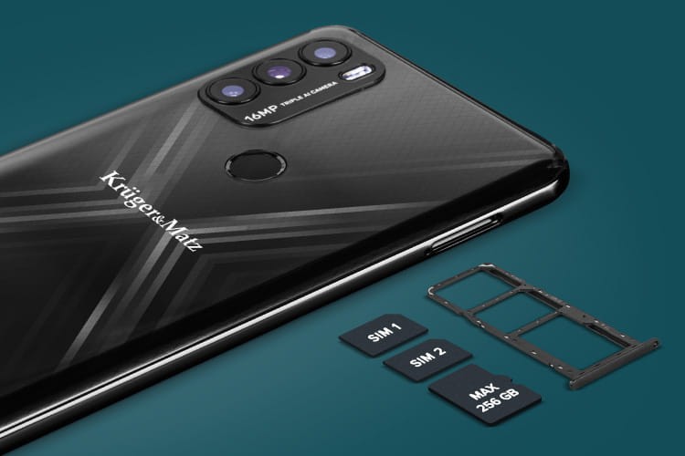 Smartfon LIVE 9 KM0497-GR Kruger&Matz 6,5" 4/64 GB 5000mAh NFC +Etui +Szkło Zielony