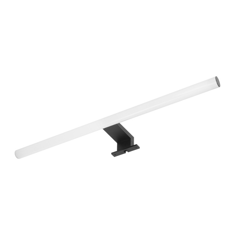 PEEGEL LED 9W, lampa nad lustro, 810lm, 4000K, dł. 60 cm, tworzywo sztuczne+akryl, czarna AD-OM-6122L4/B ADVITI