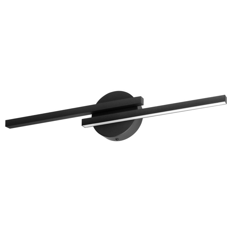 TEKANO LED 14W, lampa nad lustro, 1540lm, 4000K, IP44, dł. 55 cm, aluminium, czarna AD-OM-6517L4/B ADVITI