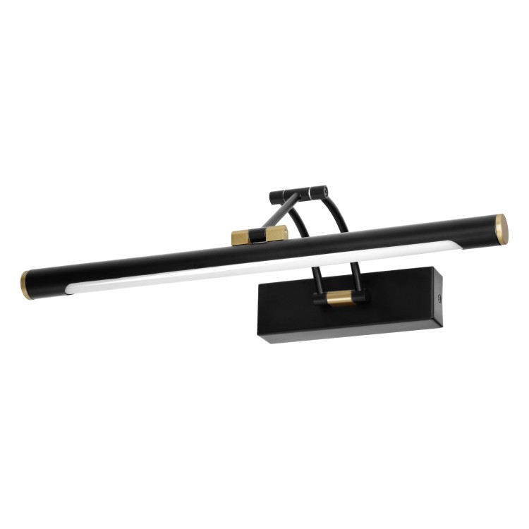 RICO LED 7W, lampa nad lustro, 770lm, 4000K, IP44, dł. 40 cm, czarna AD-OM-6518L4/B ADVITI