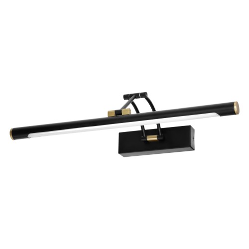 RICO LED 9W, lampa nad lustro, 990lm, 4000K, IP44, dł. 50 cm, czarna AD-OM-6519L4/B ADVITI