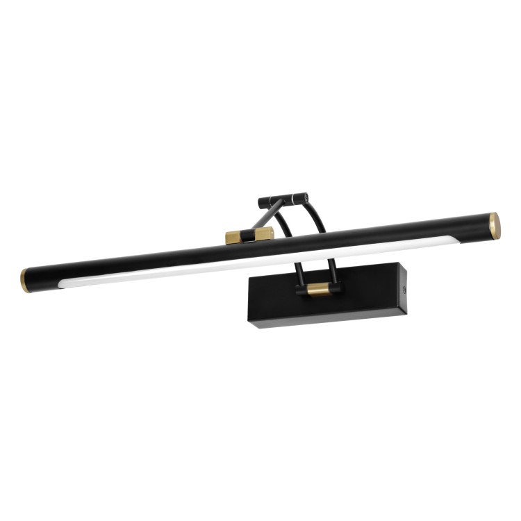 RICO LED 9W, lampa nad lustro, 990lm, 4000K, IP44, dł. 50 cm, czarna AD-OM-6519L4/B ADVITI