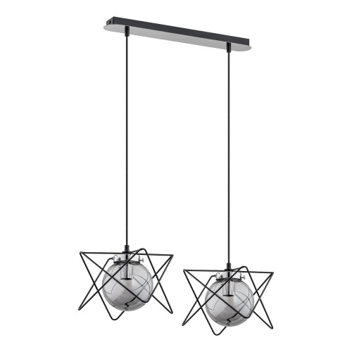 Corrado 2P E14, lampa wisząca, max. 2x40W, chrom AD-LD-6212GGE14S ADVITI