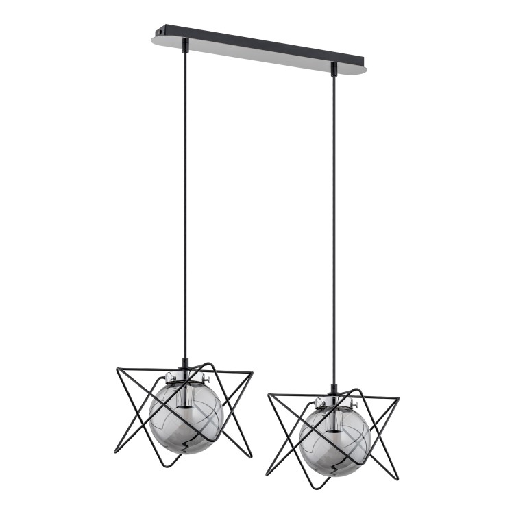 Corrado 2P E14, lampa wisząca, max. 2x40W, chrom AD-LD-6212GGE14S ADVITI