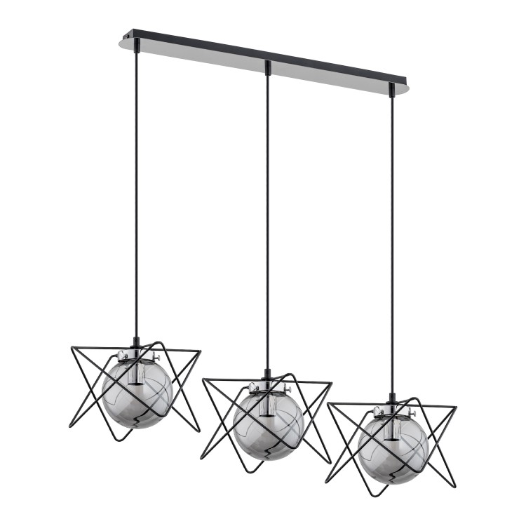 Corrado 3P E14, lampa wisząca, max. 3x40W, chrom AD-LD-6213GGE14S ADVITI